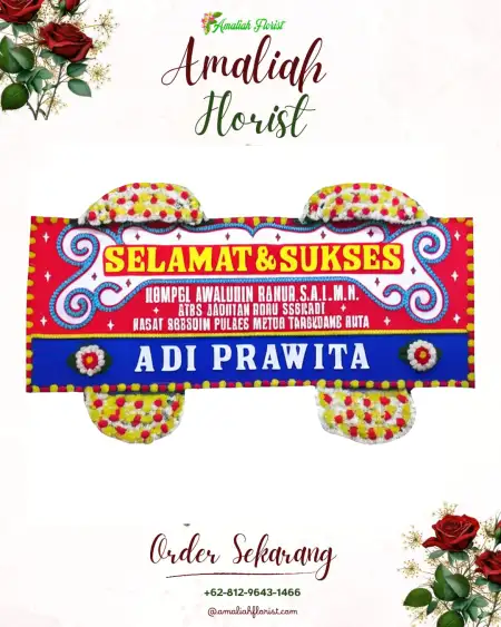 Papan Bunga Ucapan Selamat Kalikidang